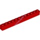 Деталь Лего Кубик 1 х 12 Цвет Красный
