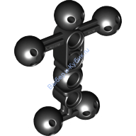 Деталь Лего Торс Hero Factory Цвет Черный