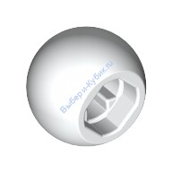 Деталь Лего Техник Поворотный Шар Цвет Белый