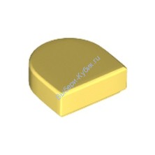 Деталь Лего Плитка 1 х 1 Полукруг Цвет Ярко-Светло-Желтый