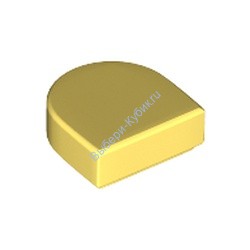 Деталь Лего Плитка 1 х 1 Полукруг Цвет Ярко-Светло-Желтый