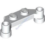 Деталь Лего Пластина 1 х 4 С Выступом Цвет Белый