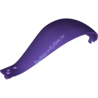 Деталь Лего Панель 4 х 4 х 13 Изогнутая Коническая С Зажимом На Каждом Конце Цвет Темно-Фиолетовый