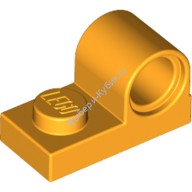 Деталь Лего Пластина 1 х 2 С Пин Отверстием Сверху Цвет Ярко-Светло-Оранжевый