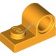 Деталь Лего Пластина 1 х 2 С Пин Отверстием Сверху Цвет Ярко-Светло-Оранжевый