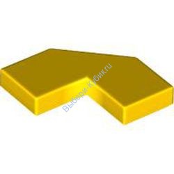 Деталь Лего Плитка Модифицированная 2 х 2 Угол С Фаской Цвет Желтый