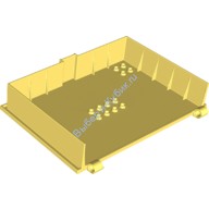 Деталь Лего Половина обложки книги 16 x 12 x 2 2/3 Цвет Ярко-Светло-Желтый