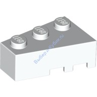 Деталь Лего Клин 3 х 2 Левый Цвет Белый