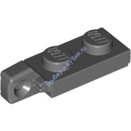 Деталь Лего Петля Пластина 1 х 2 Цвет Темно-Серый