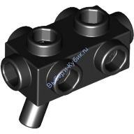 Деталь Лего Бластер 1 х 2 х 2/3 Цвет Черный