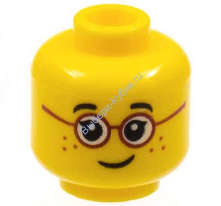 Деталь Лего Голова Минифигурки Цвет Желтый