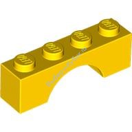 Деталь Лего Арка 1 х 4 Цвет Желтый