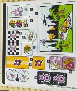 Наклейки К Набору Лего 41349 - (38019/6222314)