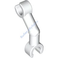 Деталь Лего Рука Скелета Изогнутая С Защелкой На Градусов Вертикальная Цвет Белый