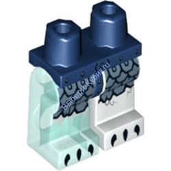 Деталь Лего Ноги С Рисунком Цвет Темно-Синий