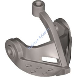 Деталь Лего Визор Цвет Перламутрово-Светло-Серый