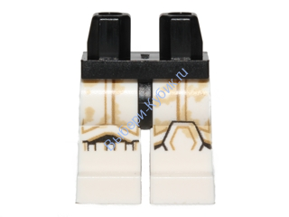 Деталь Лего Ноги С Рисунком Цвет Черный