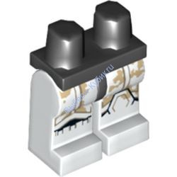 Деталь Лего Ноги С Рисунком Цвет Черный