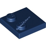Деталь Лего Плитка Модифицированная 2 х 2 С Штырьками По Краю Цвет Темно-Синий