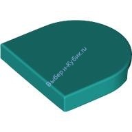 Деталь Лего Плитка Круглая 2 х 2 Половина Круга Цвет Темно-Бирюзовый
