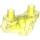 Деталь Лего Надставка На Плечи С Двумя Штырьками Для Головы Цвет Прозрачно-Неоново-Зеленый