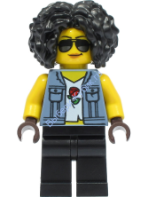 Минифигурка Лего Сити - Stuntz Driver - женщина