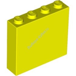 Деталь Лего Кубик 1 x 4 x 3 Цвет Неоново-Желтый