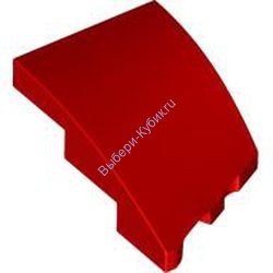 Деталь Лего Клин 3 х 2 Левая Без Штырьков Цвет Красный