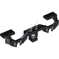 Деталь Лего Декоративные Амортизаторы Для Поезда С Открытыми Втулками Цвет Черный