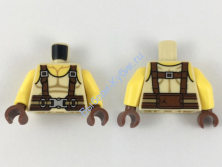 Деталь Лего Торс С Рисунком Цвет Песочный