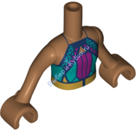 Деталь Лего Торс Мини Долл Френдс С Рисунком Цвет Светло-Телесный