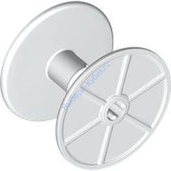 Деталь Лего Катушка 4 x 4 x 3 Цвет Белый