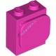 Деталь Лего Кубик Модифицированный 1 х 2 х 1 С Держателем Для Бумаги Цвет Темно-Розовый