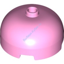 Деталь Лего Кубик Круглый 3 x 3 x 1 1/3 Верх Купола - Пустотелый Штырек Цвет Ярко-Розовый