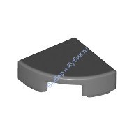 Деталь Лего Плитка Круглая 1 х 1 Четверть Цвет Темно-Серый