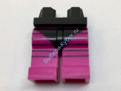 Деталь Лего Ноги С Рисунком Цвет Черный