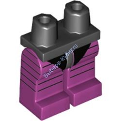 Деталь Лего Ноги С Рисунком Цвет Черный