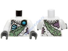 Детали Лего Торс Цвет Белый