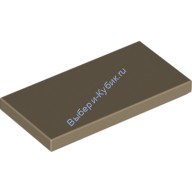 Деталь Лего Плитка 2 х 4 Цвет Темно-Песочный