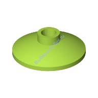 Деталь Лего Тарелка 2 х 2 Перевернутая Цвет Лайм