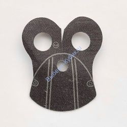 Деталь Лего Наплечник Для Доспехов Из Ткани С Рисунком Цвет Черный