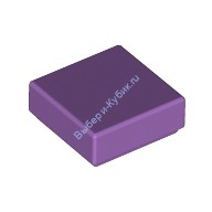 Деталь Лего Плитка 1 х 1 С Желобком Цвет Умеренно-Лавандовый