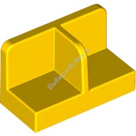 Деталь Лего Панель 1 х 2 х 1 С Закругленными Углами И Разделителем В Центре Цвет Желтый