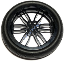 Деталь Лего Диск 75 Мм D х 17 Мм Для Мотоцикла С Шиной 94.2 Мм D х 22 Мм Для Мотоцикла Цвет Черный