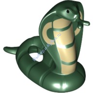 Деталь Лего Змея Цвет Темно-Зеленый