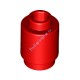 Деталь Лего Кубик Круглый 1 х 1 Открытый Штырек Цвет Красный