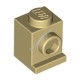 Деталь Лего Кубик Модифицированный 1 х 1 С Потайным Штырьком Цвет Песочный