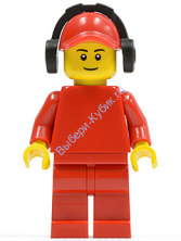 Минифигурка Лего Сити - Marshall Формулы-1