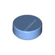 Деталь Лего Плитка Круглая 1 х 1 Цвет Голубой
