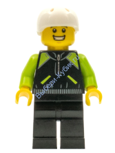 Минифигурка Лего Сити - Велосипедист cty0658